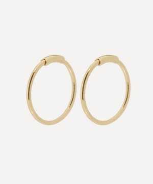 Maria Black - Gold-Plated Basic Hoop Earrings image number 2