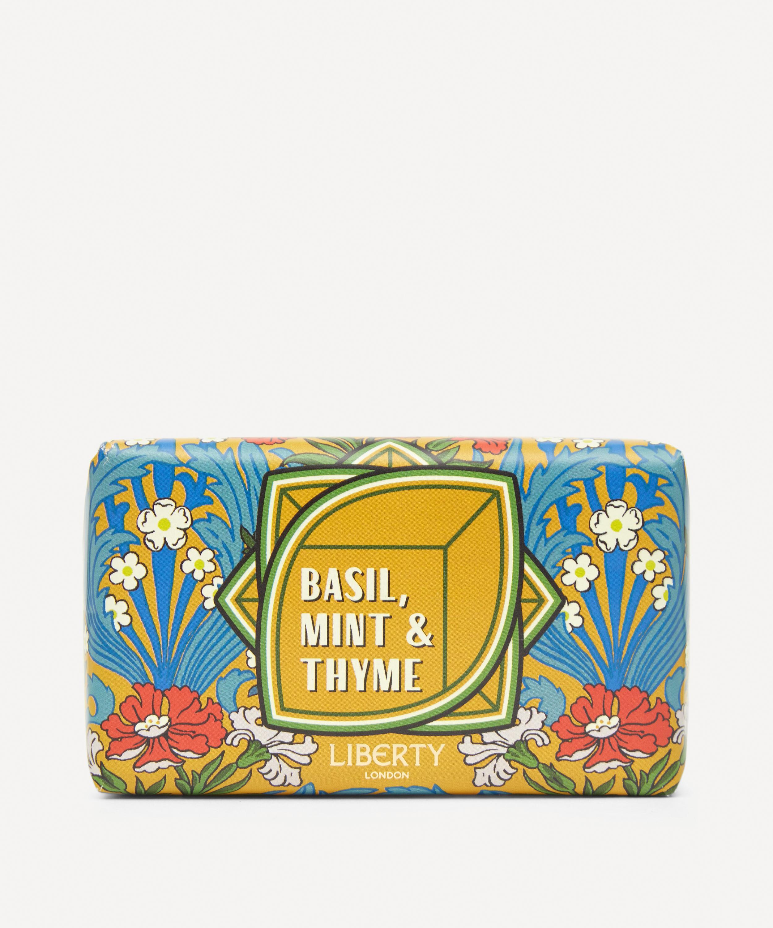 Liberty - Basil Mint and Thyme Bar Soap 200g image number 