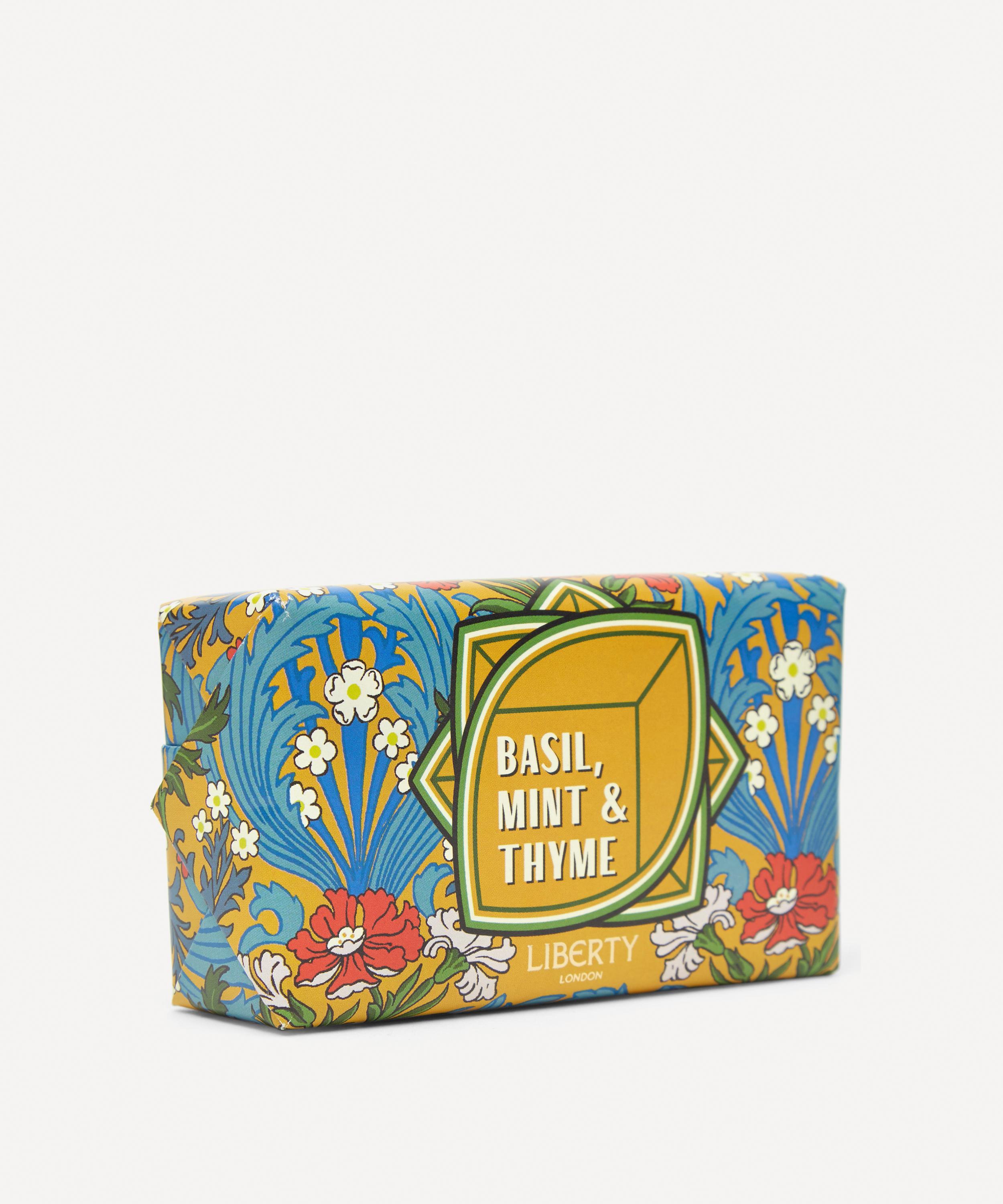 Liberty - Basil Mint and Thyme Bar Soap 200g image number 