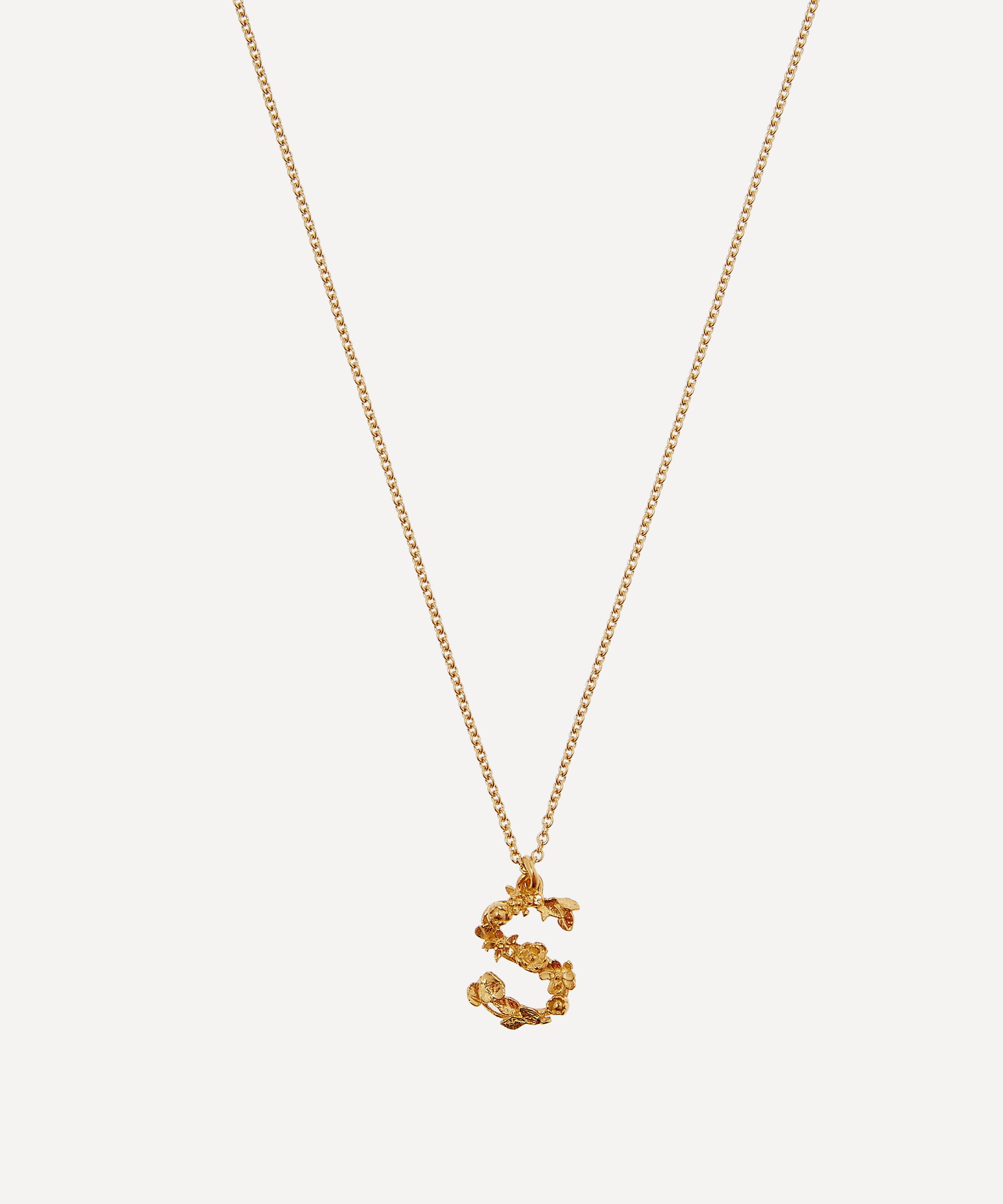 Necklace letter deals s