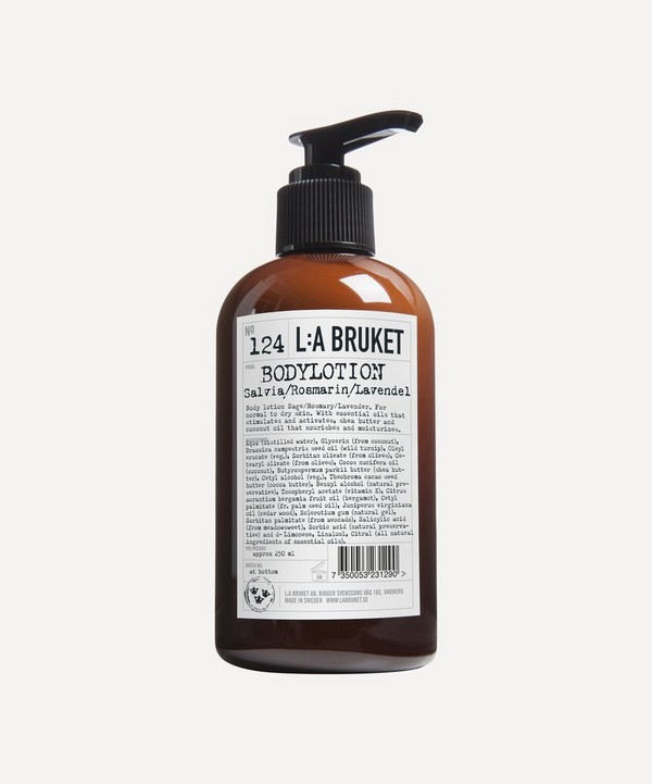 L:A Bruket - No.124 Sage Rosemary Lavender Body Lotion 250ml image number null