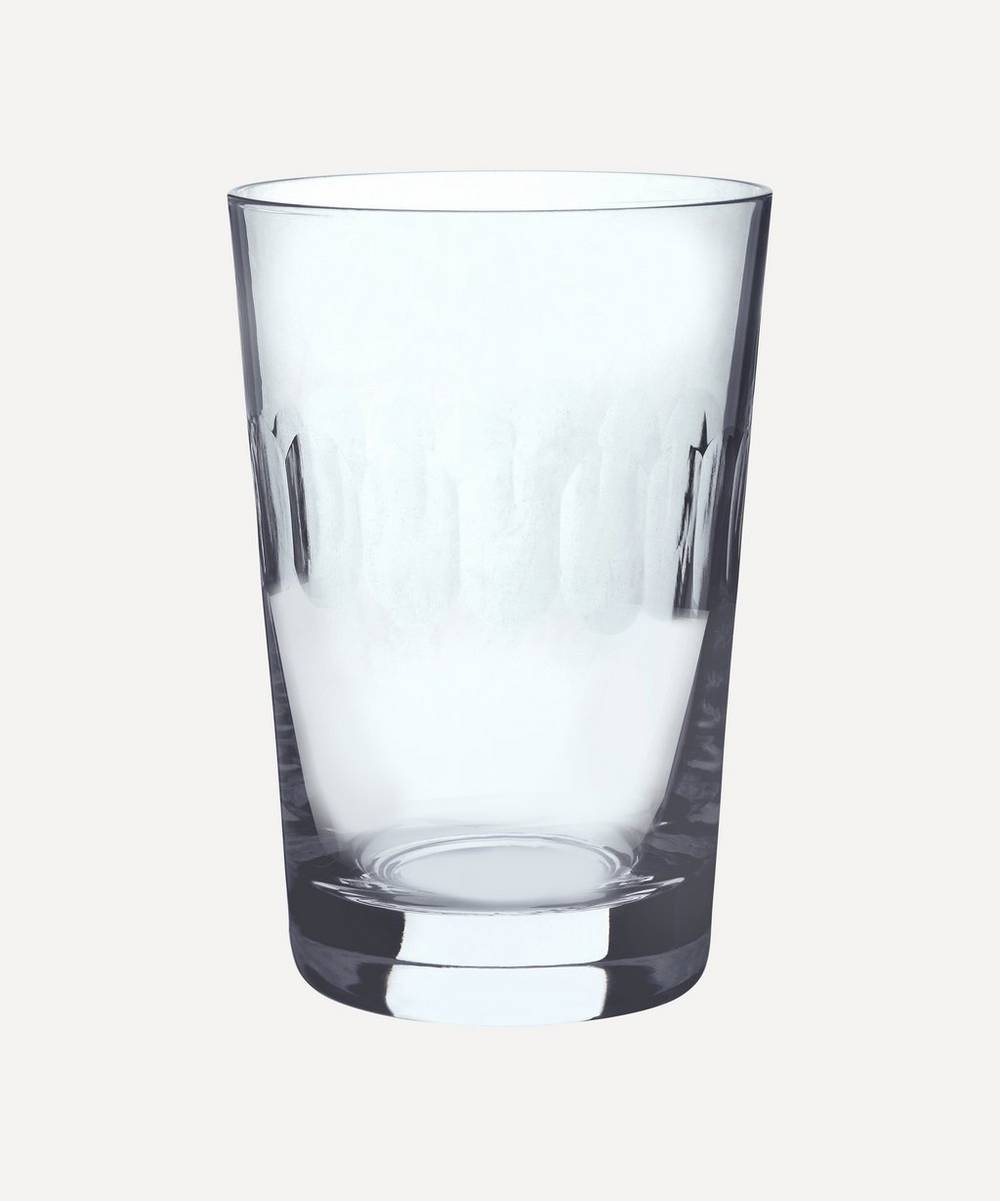 The Vintage List - Set of Six Crystal Tumblers With Lens
