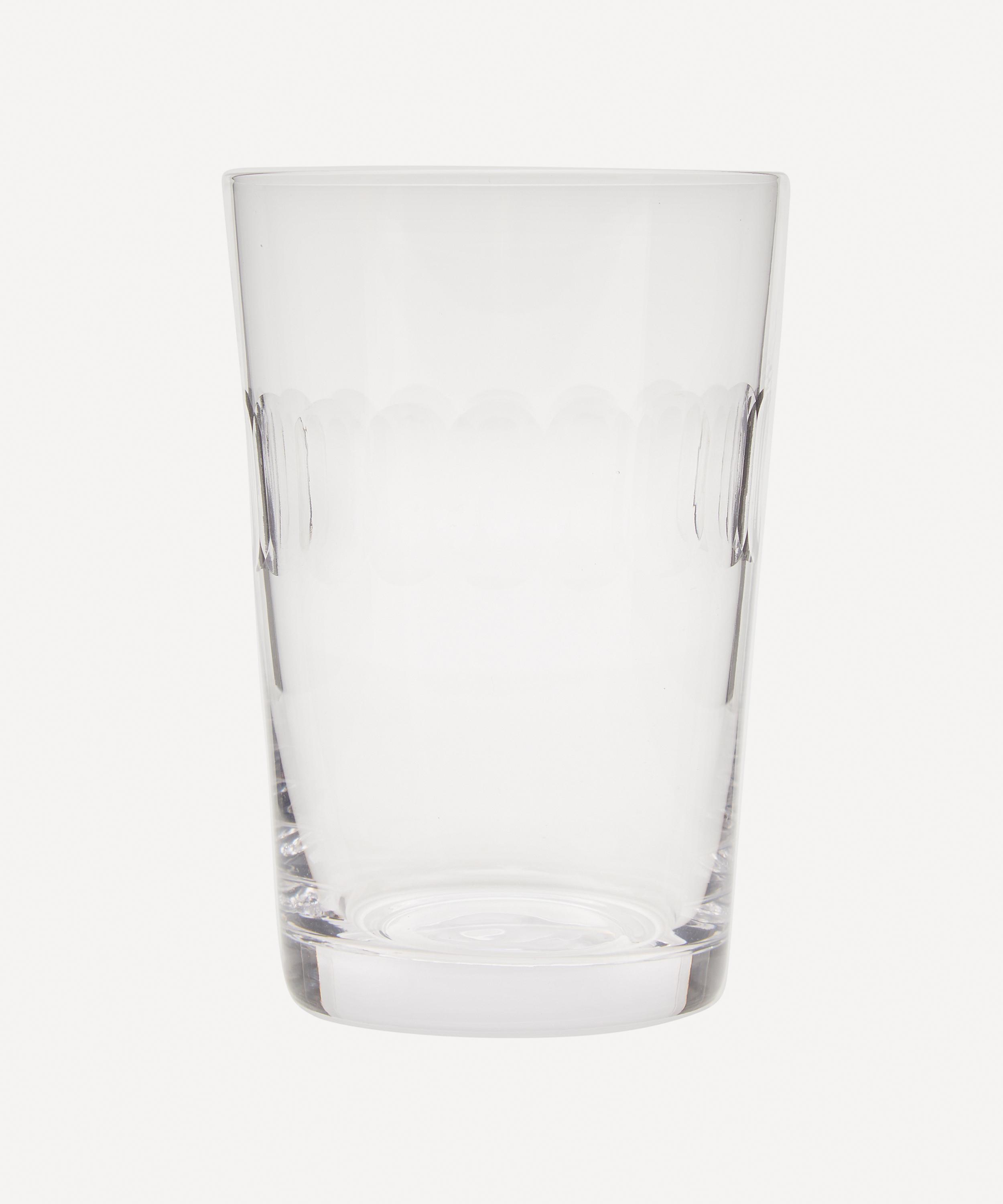The Vintage List - Set of Six Crystal Tumblers With Lens image number 1