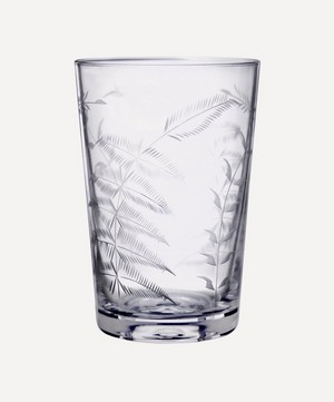 The Vintage List - Set of Six Crystal Tumblers With Ferns image number 0