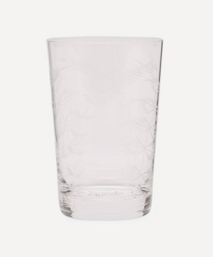 The Vintage List - Set of Six Crystal Tumblers With Ferns image number 1