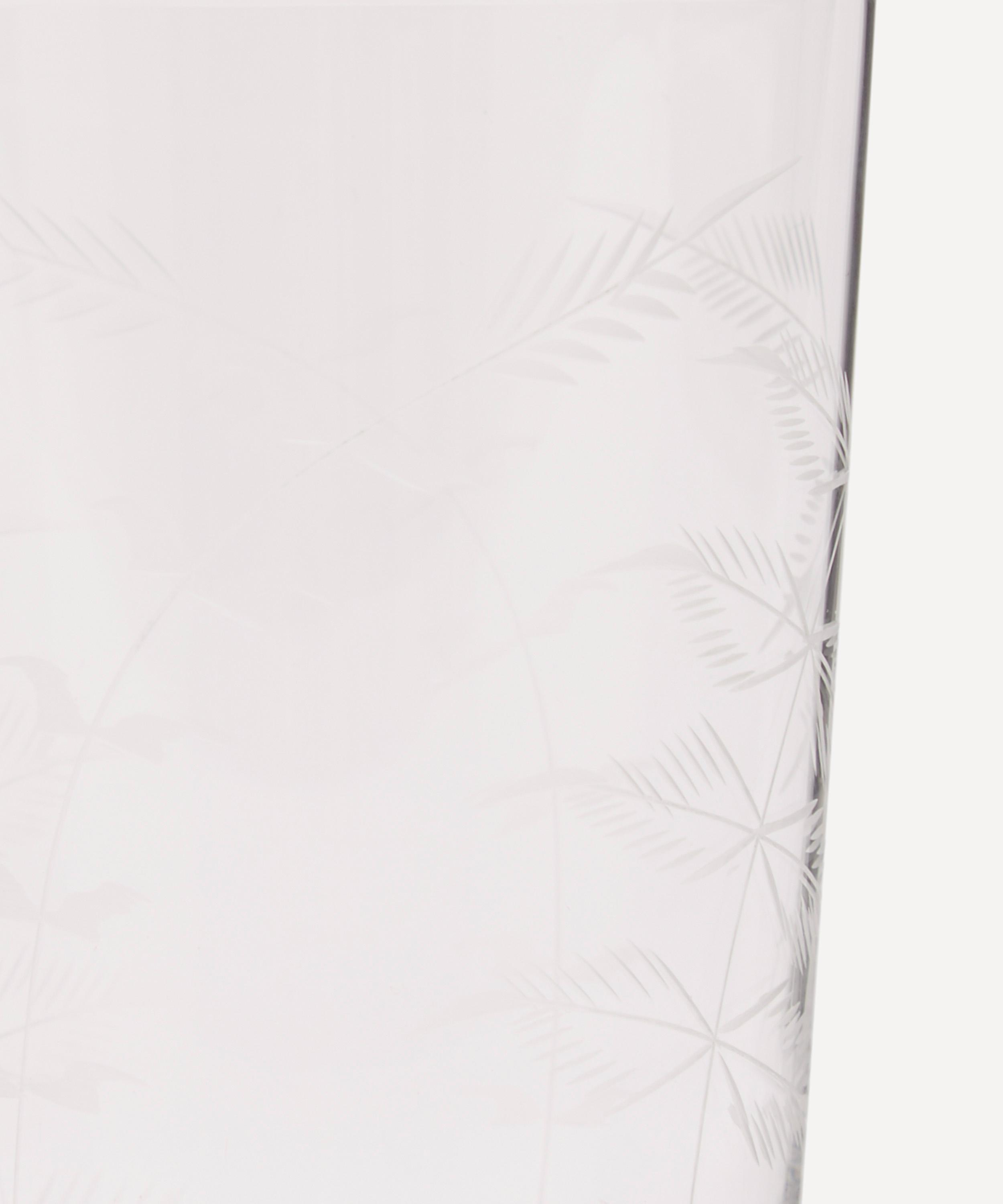 The Vintage List - Set of Six Crystal Tumblers With Ferns image number 3