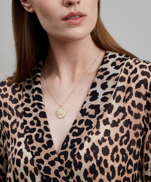 Brooke Gregson - 14ct Gold Libra Astrology Diamond Necklace image number 1