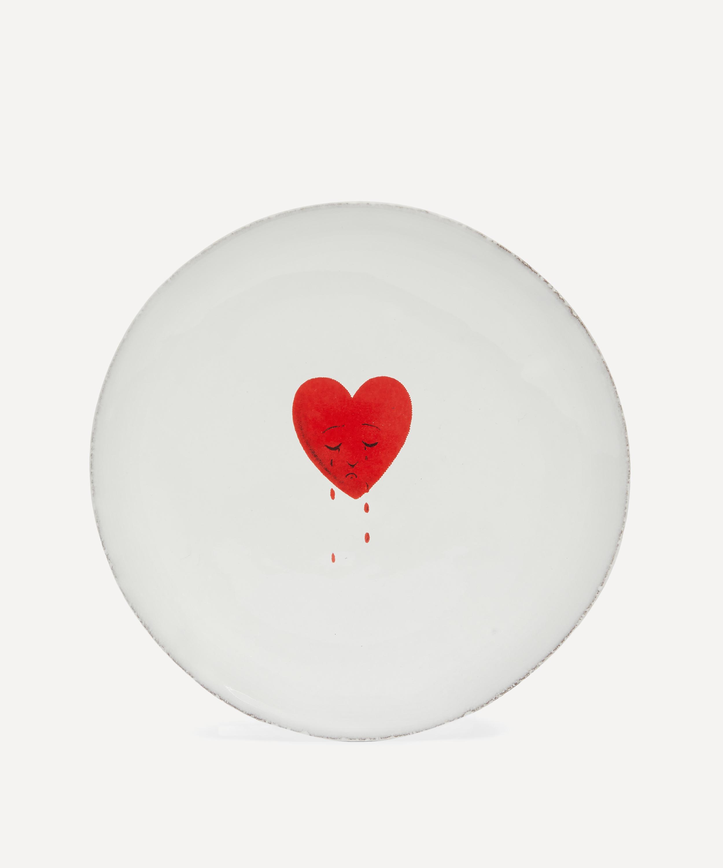 Astier de Villatte Crying Heart Saucer | Liberty