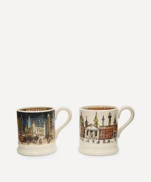 London Day and Night Half Pint Mugs Set of 2