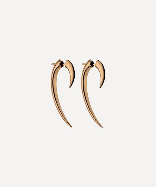 Shaun Leane - Rose Gold Plated Vermeil Silver Hook Earrings image number null