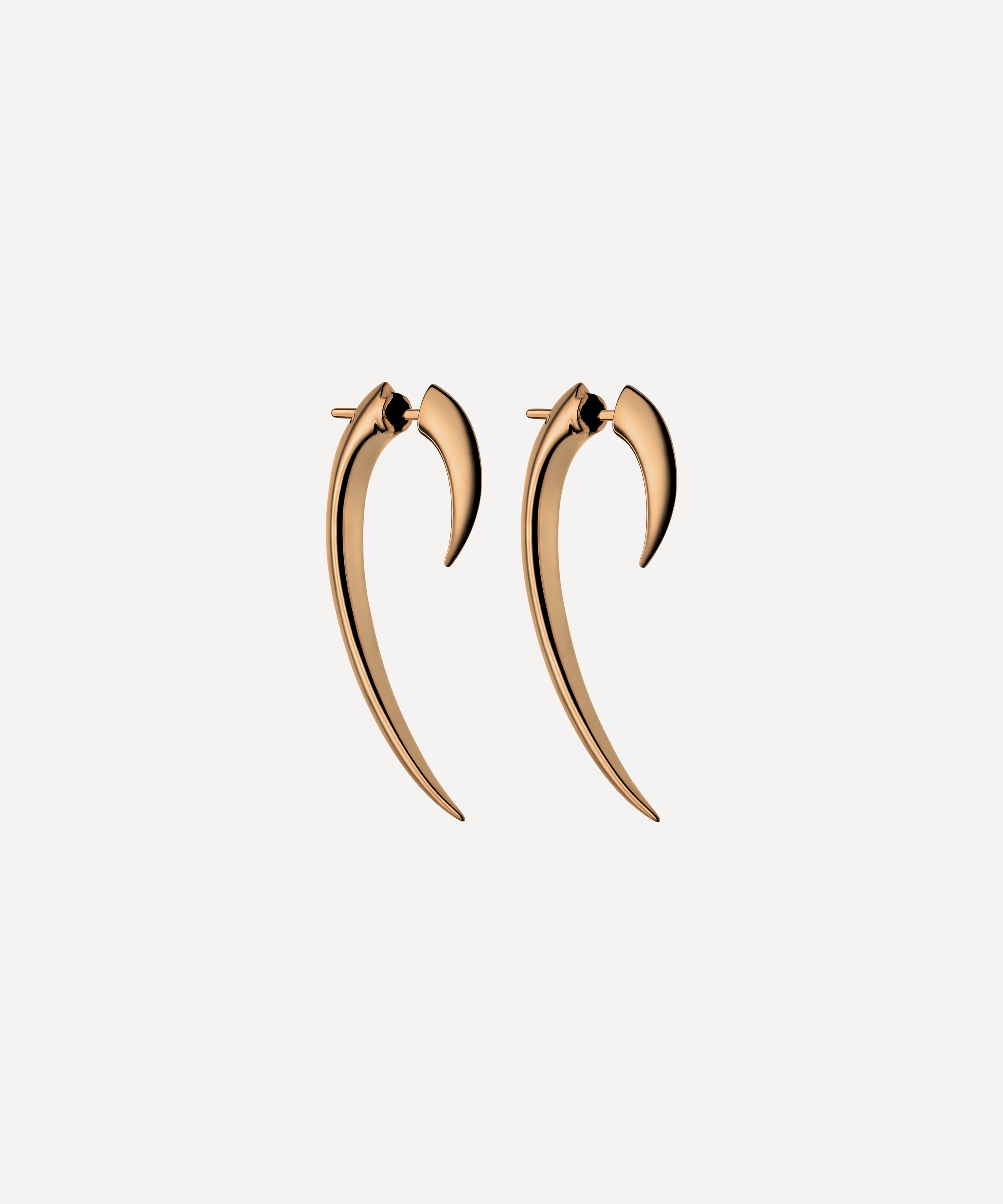 Shaun Leane - Rose Gold Plated Vermeil Silver Hook Earrings