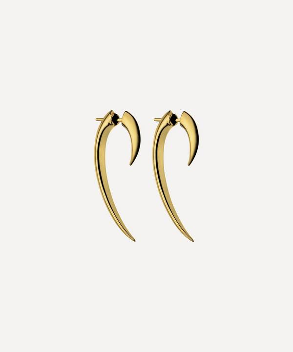 Shaun Leane - Gold Plated Vermeil Silver Hook Earrings image number 0