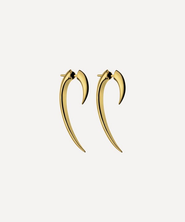 Shaun Leane - Gold Plated Vermeil Silver Hook Earrings image number null
