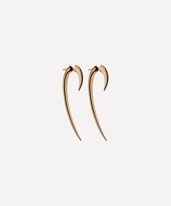 Shaun Leane - Rose Gold Plated Vermeil Silver Large Hook Earrings image number 0