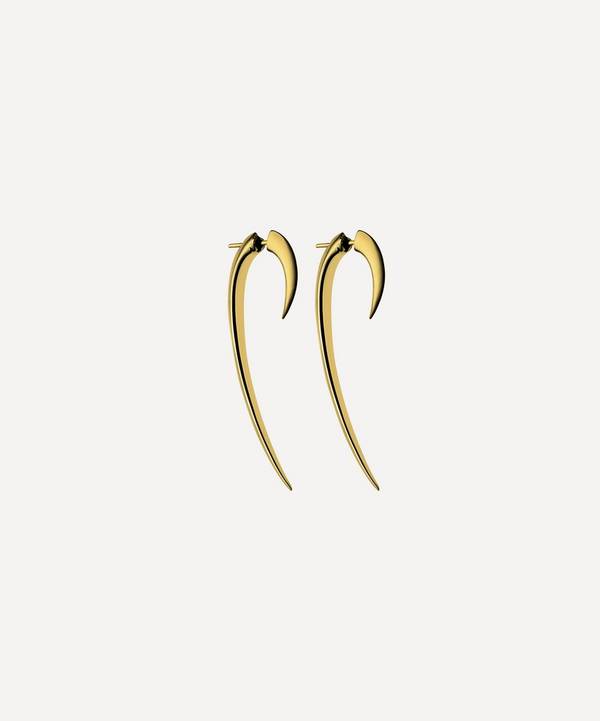 Shaun Leane - Gold Plated Vermeil Silver Large Hook Earrings image number 0