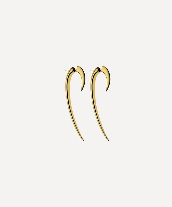 Shaun Leane - Gold Plated Vermeil Silver Large Hook Earrings image number null
