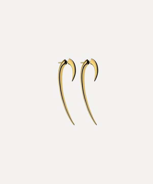Shaun Leane - Gold Plated Vermeil Silver Large Hook Earrings image number null