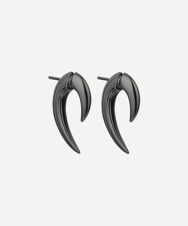 Shaun Leane - Black Silver Rhodium Talon Earrings image number null