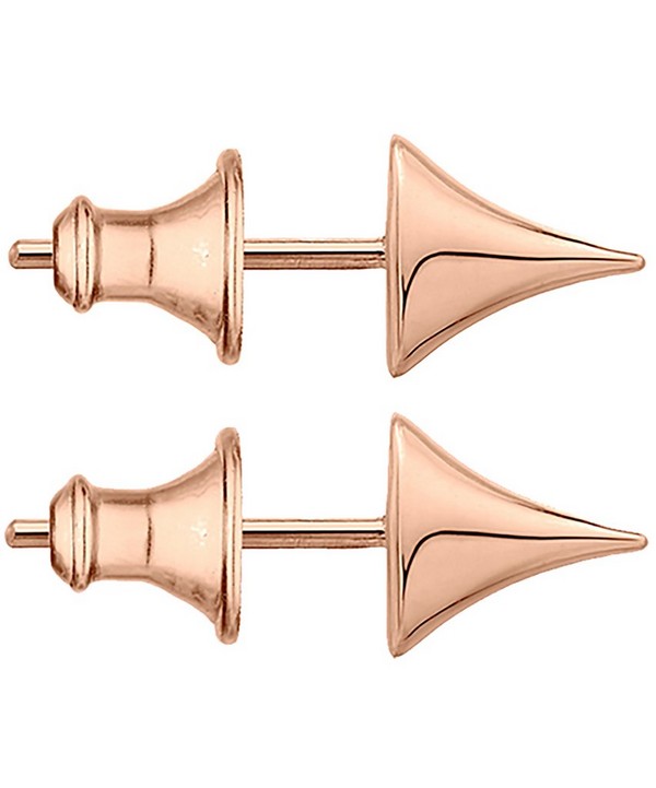 Shaun Leane - Large Rose Gold Plated Vermeil Silver Rose Thorn Studs image number null