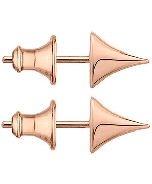 Shaun Leane - Large Rose Gold Plated Vermeil Silver Rose Thorn Studs image number 0