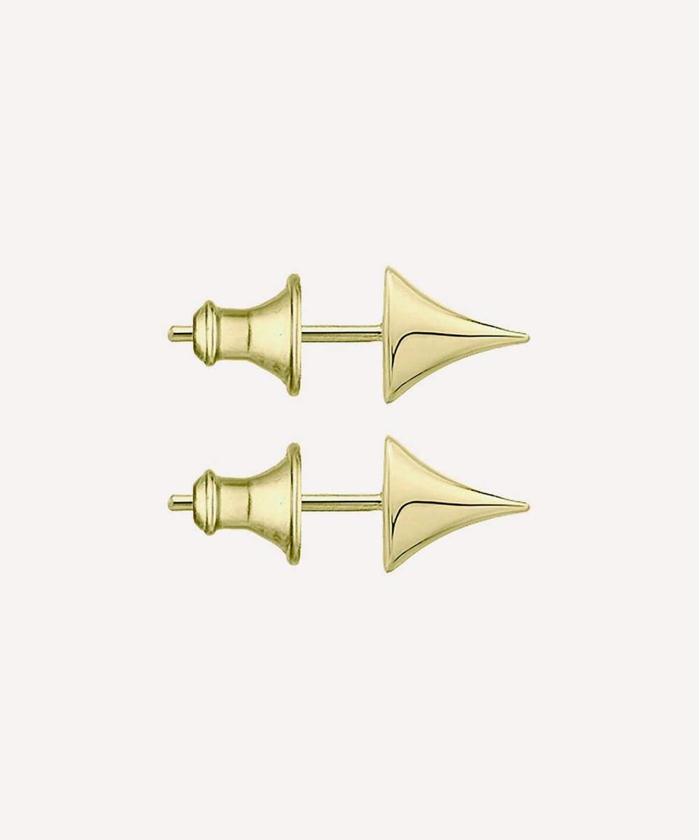 Shaun Leane - Small Gold Plated Vermeil Silver Rose Thorn Studs
