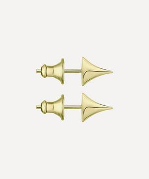Small Gold Plated Vermeil Silver Rose Thorn Studs