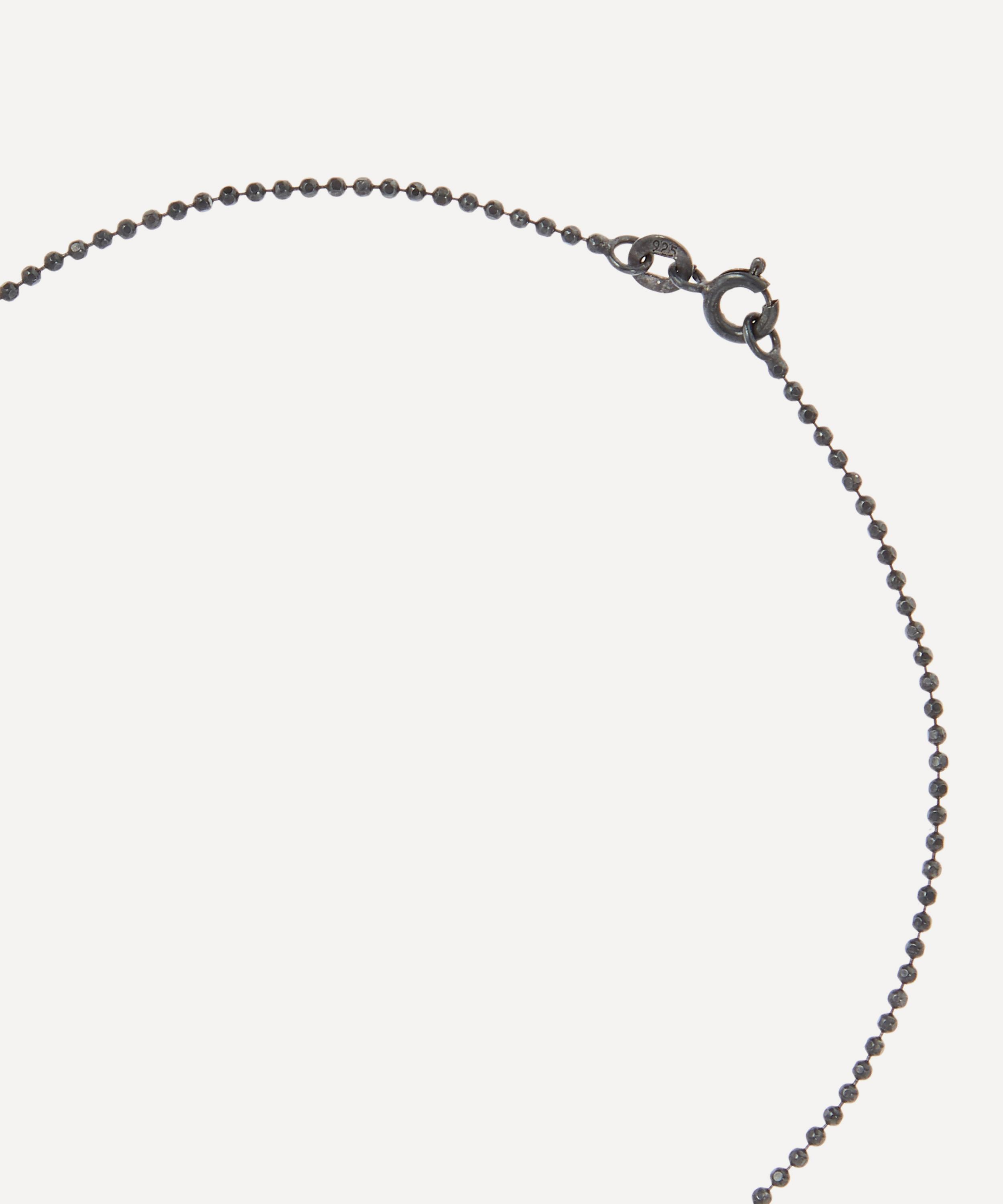 Acanthus - Mixed Metal Tiny Celestial Star Moon Pendant Necklace image number 3