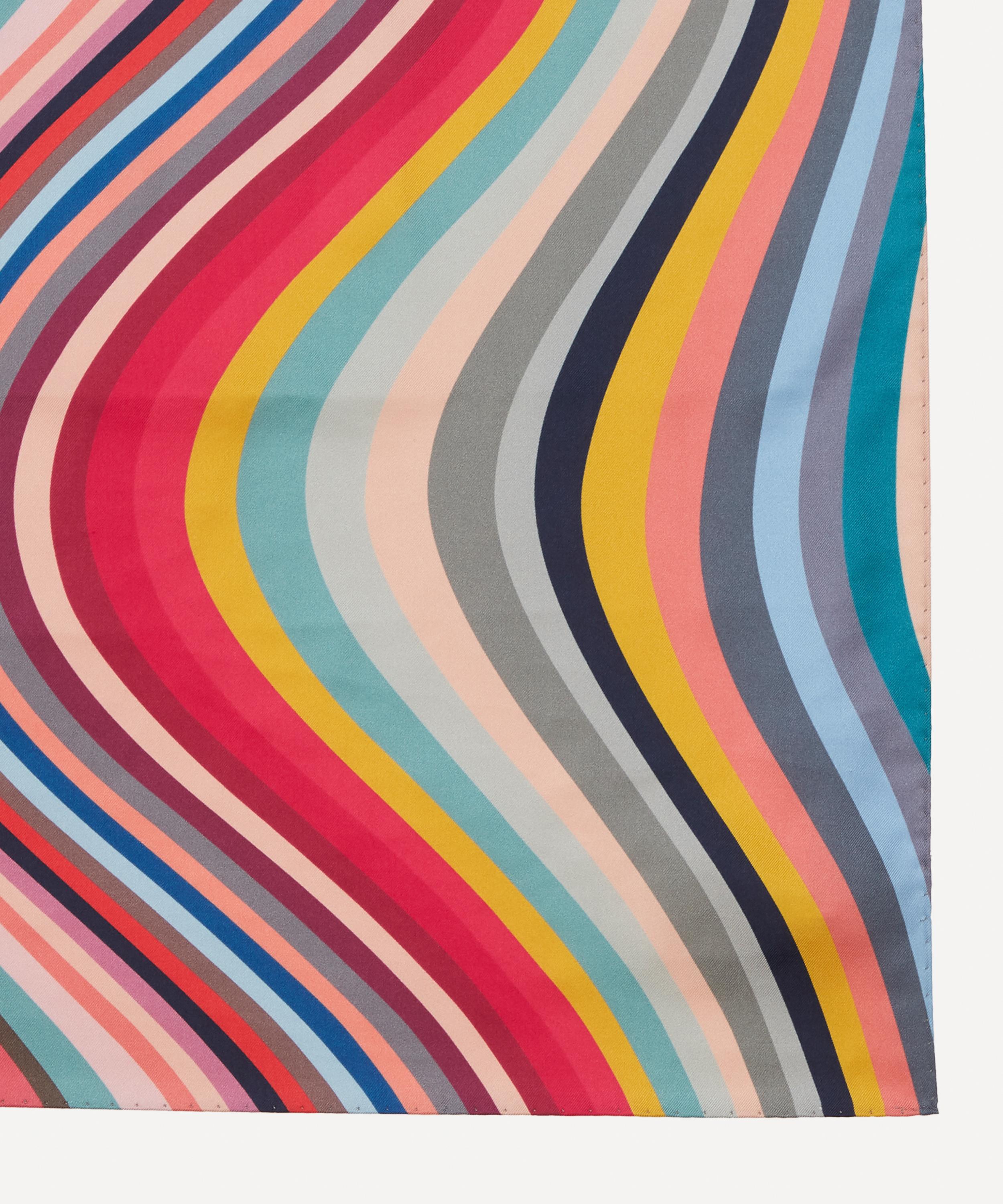 Swirl Stripe Silk Scarf Liberty
