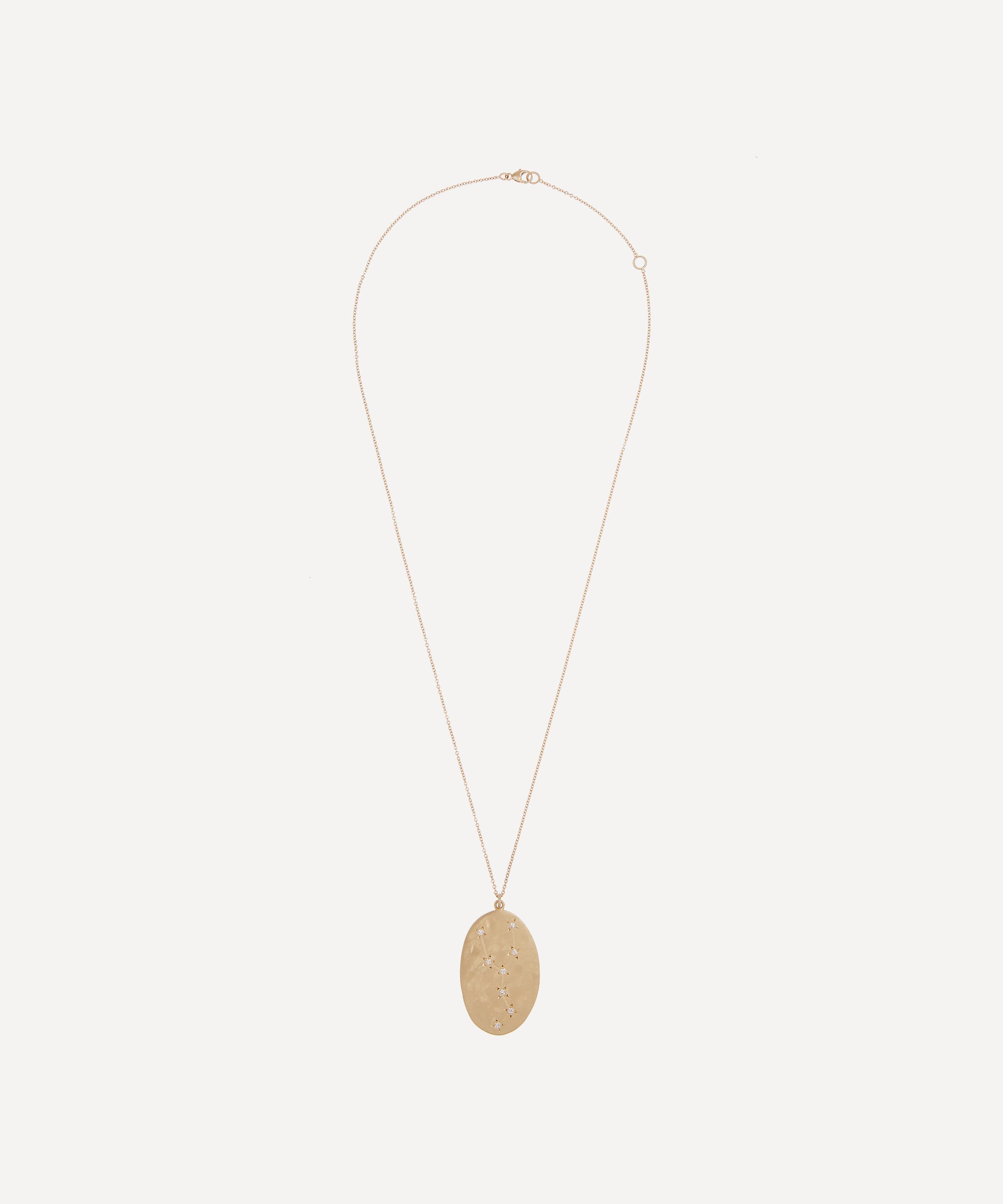 Brooke Gregson - 14ct Gold Taurus Astrology Diamond Necklace image number 2