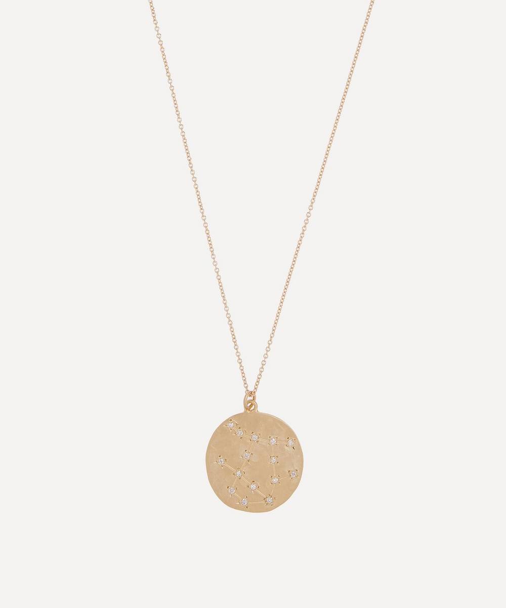 Brooke Gregson - Gold Gemini Astrology Diamond Necklace