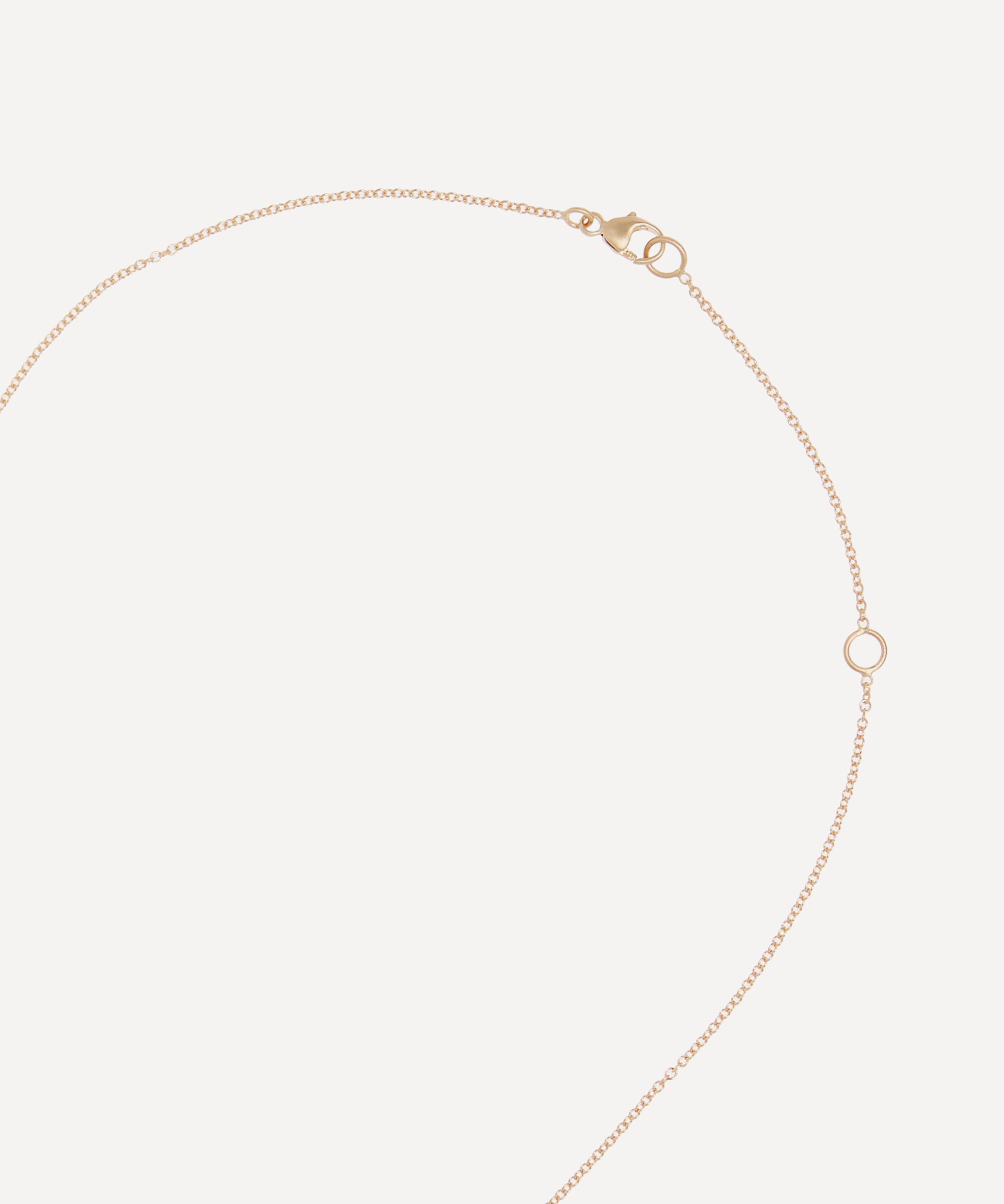 Brooke Gregson - Gold Gemini Astrology Diamond Necklace image number 3