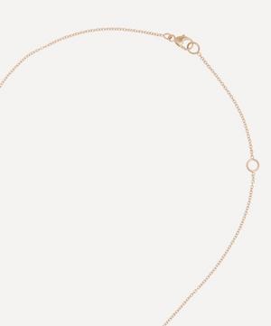 Brooke Gregson - Gold Cancer Astrology Diamond Necklace image number 3