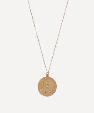 14ct Gold Capricorn Astrology Diamond Necklace