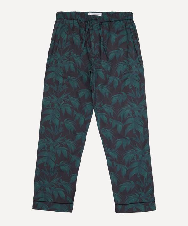 Desmond & Dempsey - Byron Print Cotton Pyjama Trousers image number 0