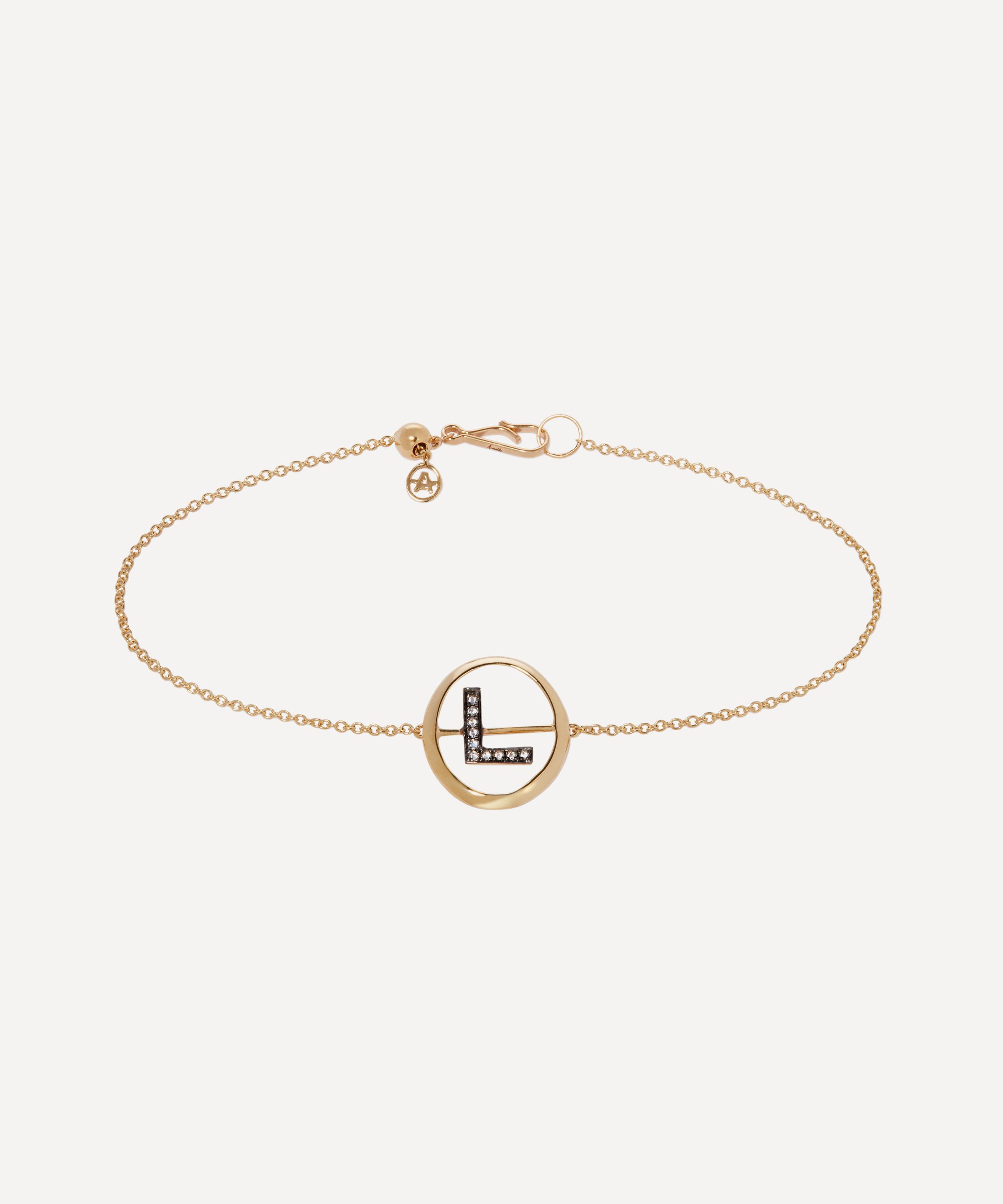 Annoushka - 18ct Gold L Initial Bracelet