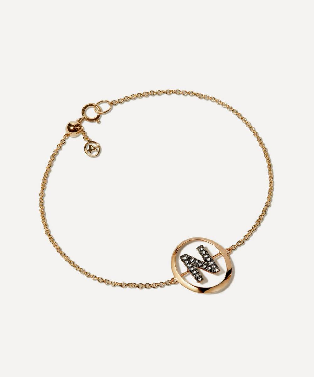 Annoushka - 18ct Gold N Initial Bracelet