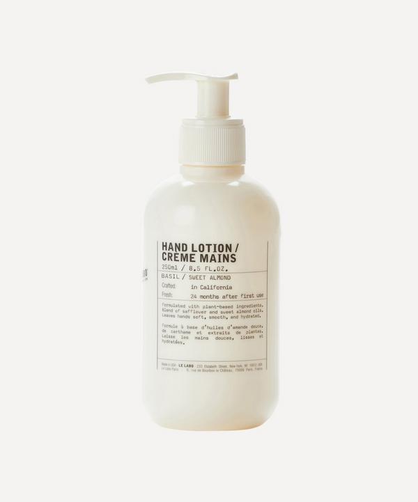 Le Labo - Basil Hand Lotion 250ml image number null