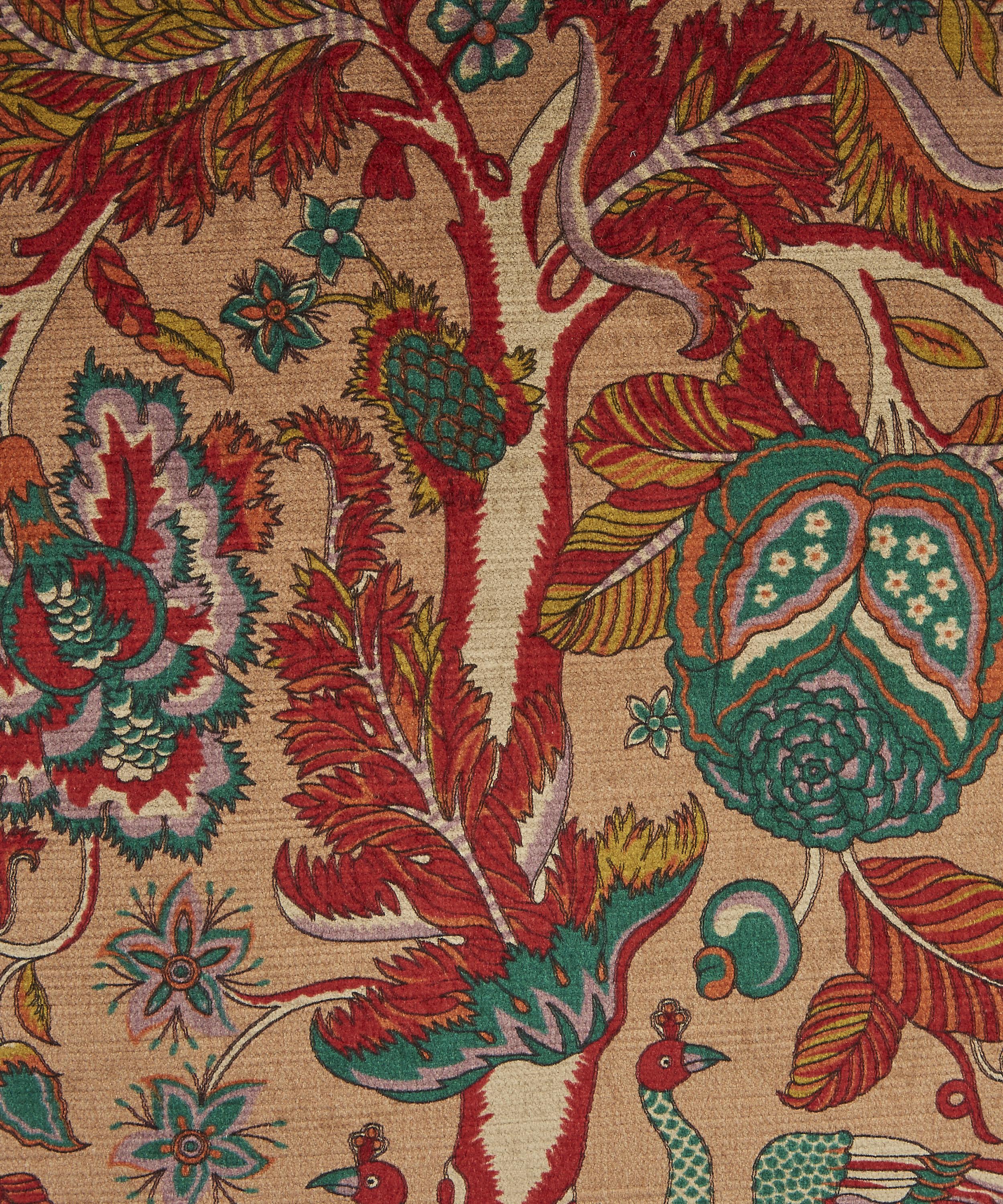 Liberty - Tree of Life Fringed Velvet Square Cushion image number 3