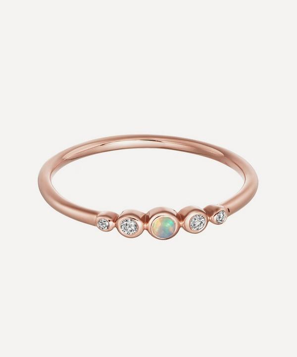 Astley Clarke - Rose Gold Icon Nova Mini Opal Ring image number null