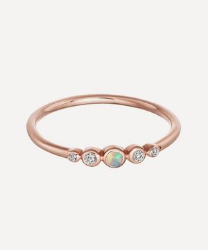 Astley Clarke - Rose Gold Icon Nova Mini Opal Ring image number 0