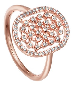 Astley Clarke - Rose Gold Icon Nova Diamond Ring image number 0