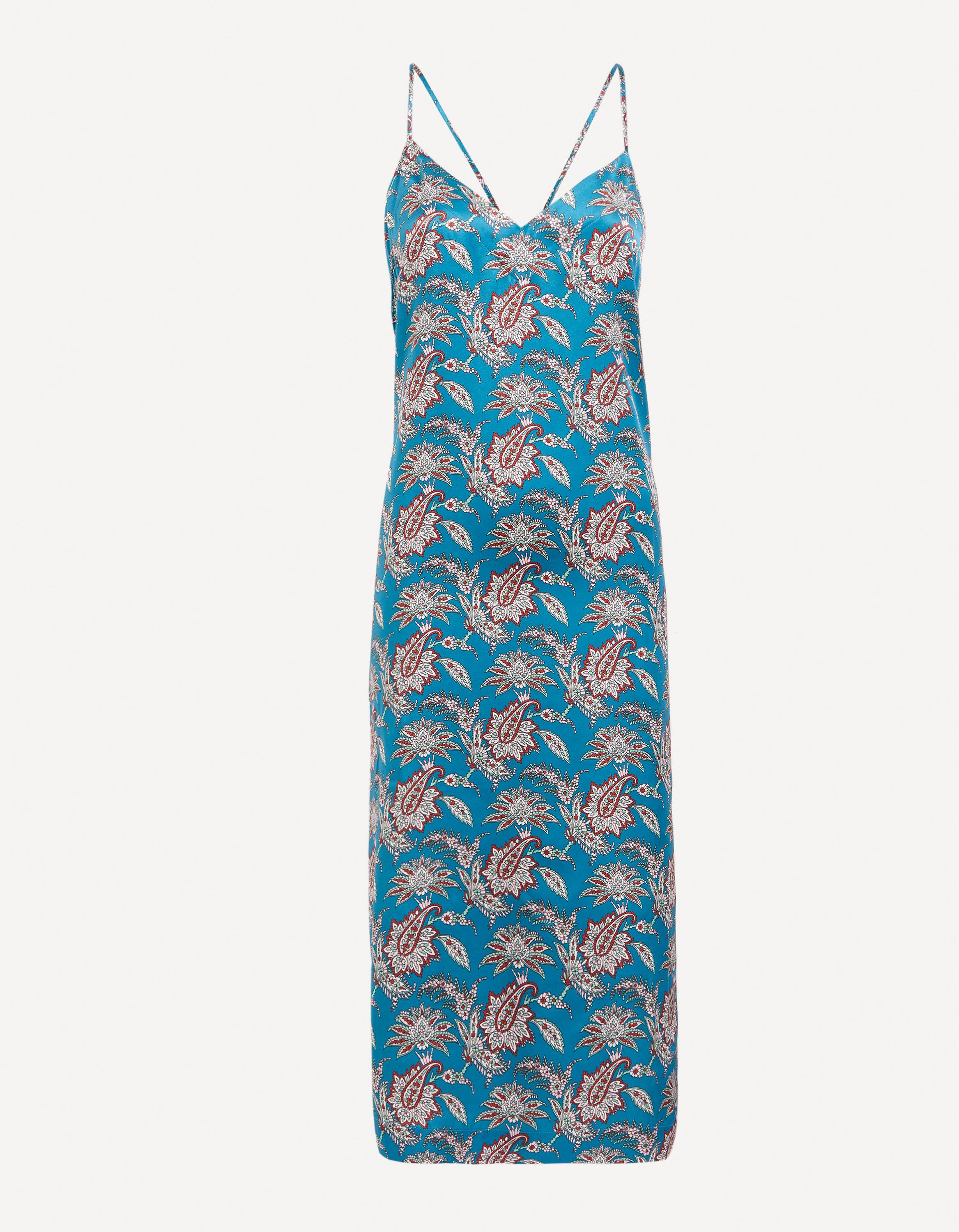 Liberty - Leontine Silk Satin Long Chemise image number 0