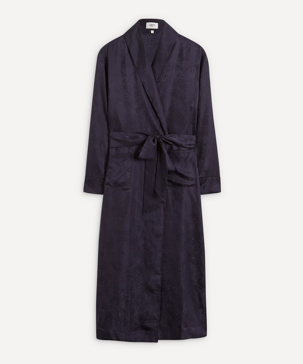 Liberty - Hera Silk Jacquard Long Robe image number null