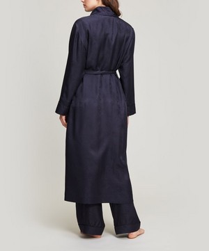 Liberty - Hera Silk Jacquard Long Robe image number 3