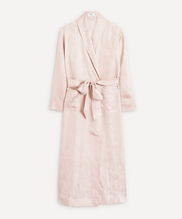 Liberty - Hera Silk Jacquard Long Robe image number null