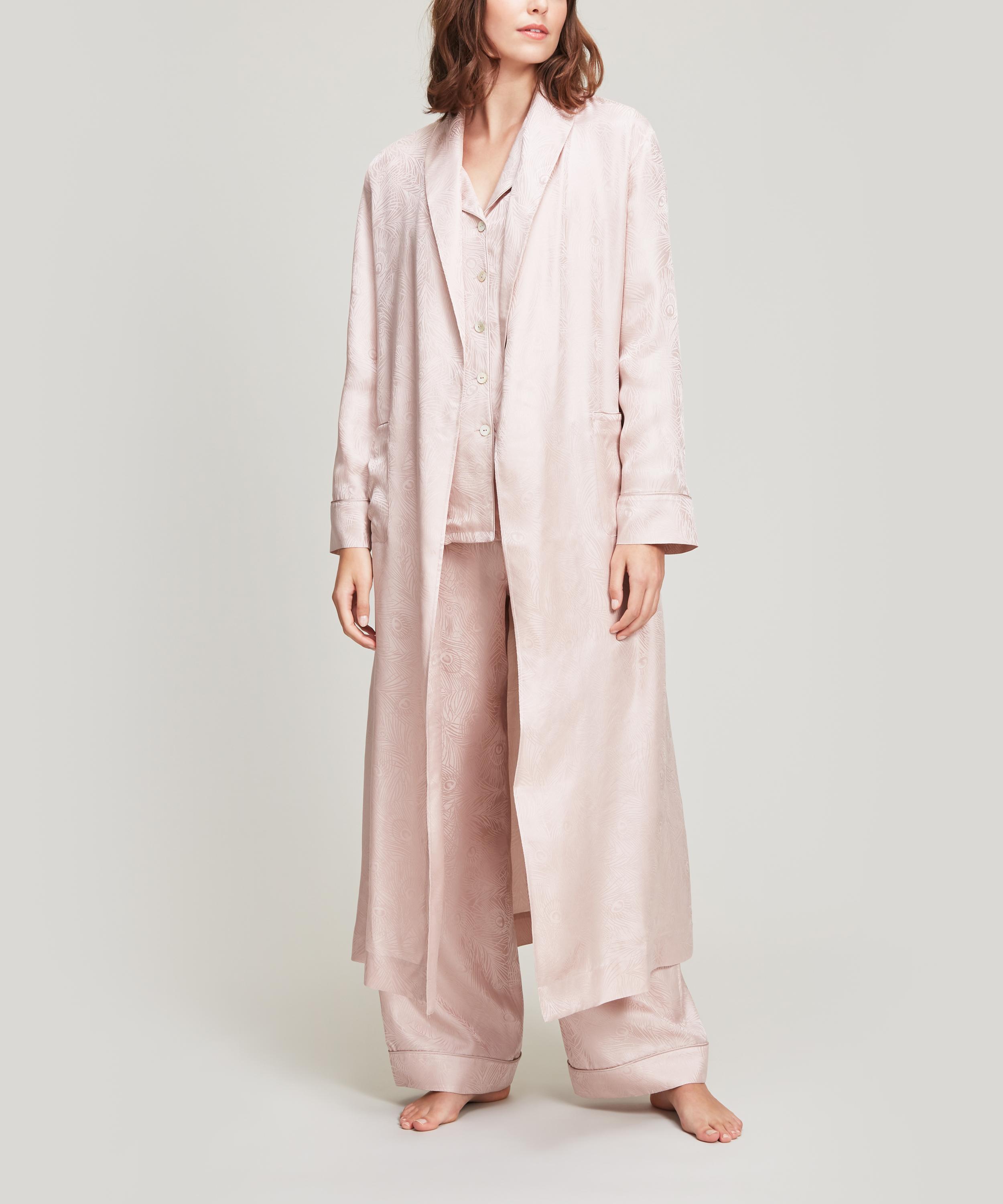 Liberty - Hera Silk Jacquard Long Robe image number 2