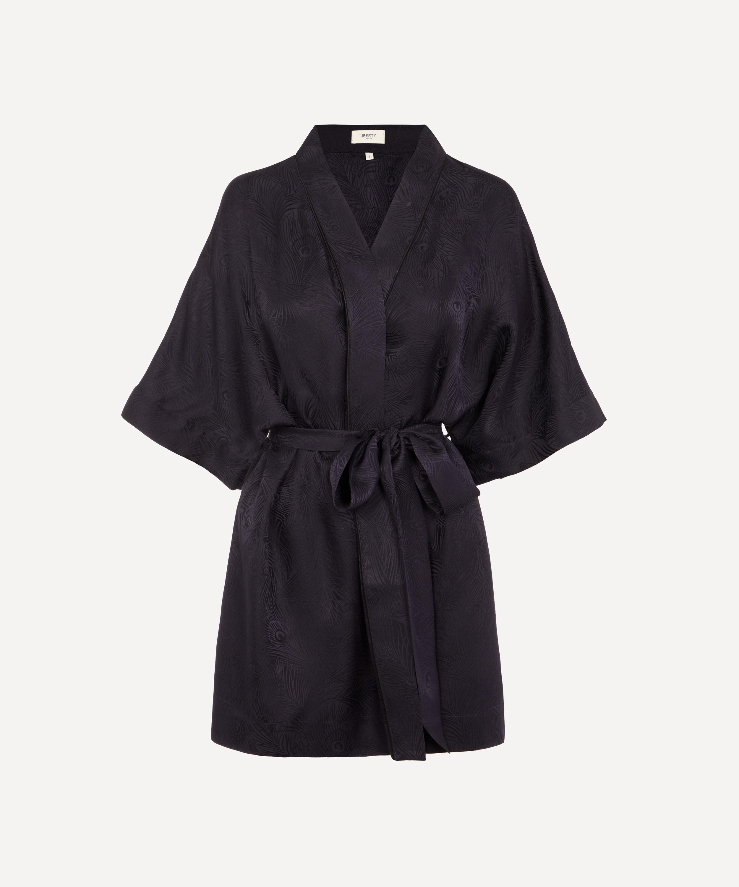 Liberty - Hera Silk Jacquard Short Kimono image number 0