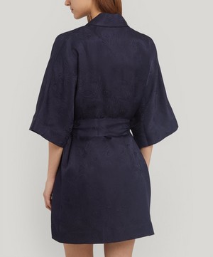 Liberty - Hera Silk Jacquard Short Kimono image number 3