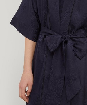 Liberty - Hera Silk Jacquard Short Kimono image number 4