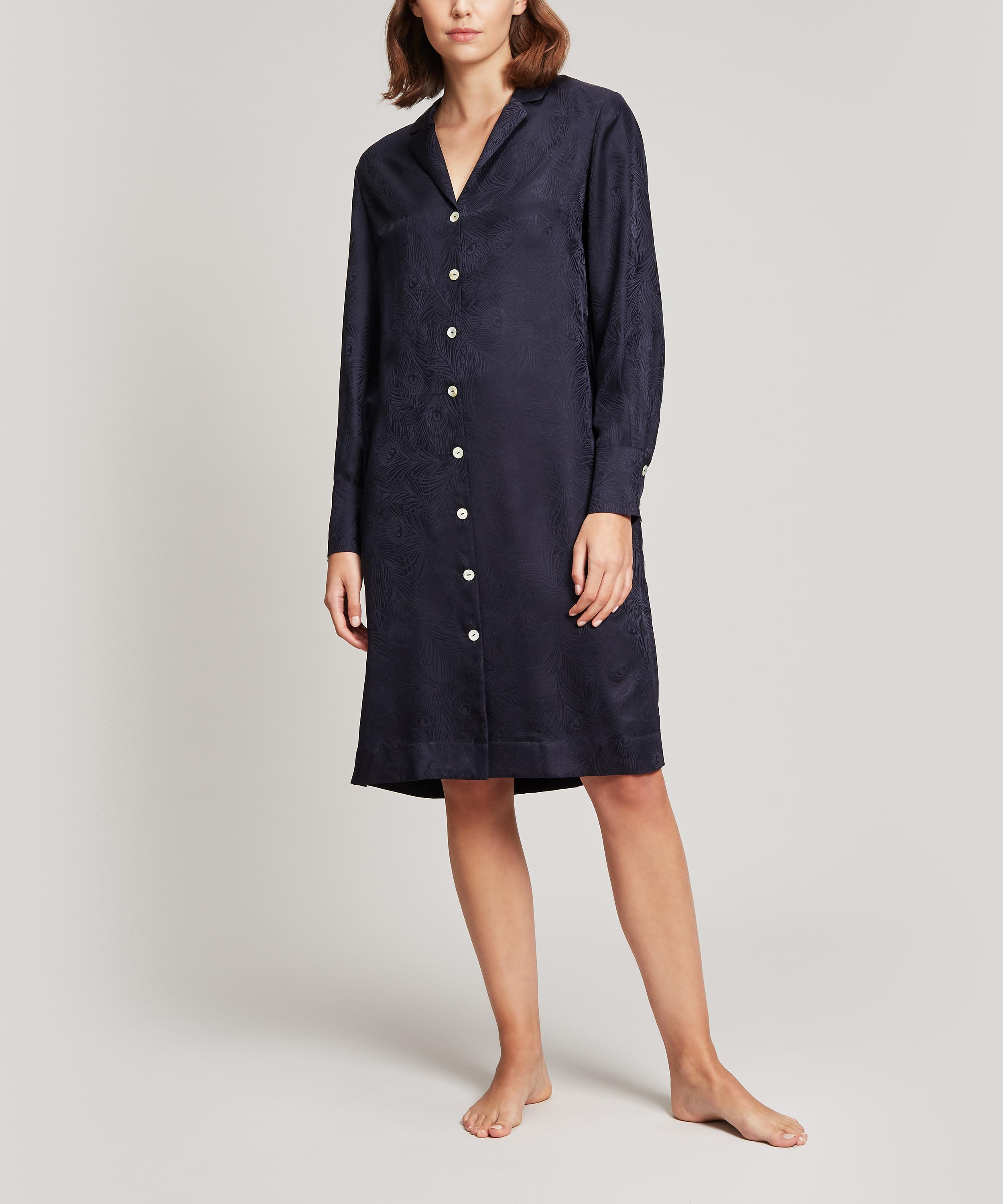 Women's Jacquard Nightshirt - Blue